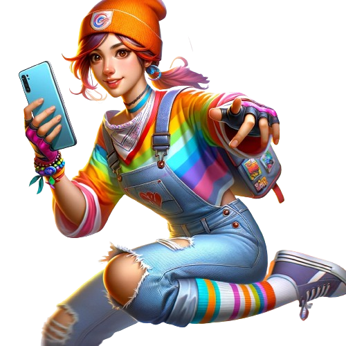Female 2D game character